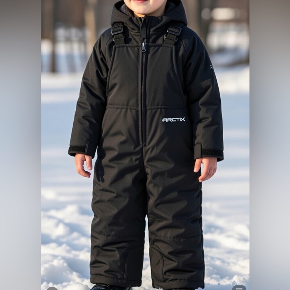 Arctix 5K Snow Bib Overalls Black 24M